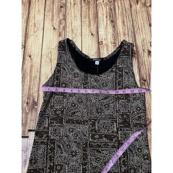 Onyx Nite Formal Tank Women's Medium Black/Red - Picture 11 of 11